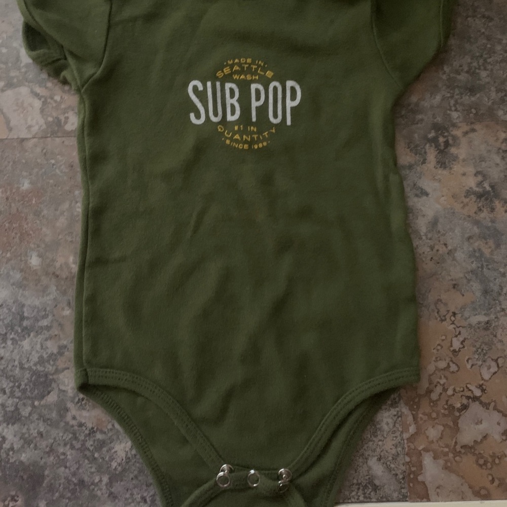 Sub pop American Apparel onesie 12-18 month
